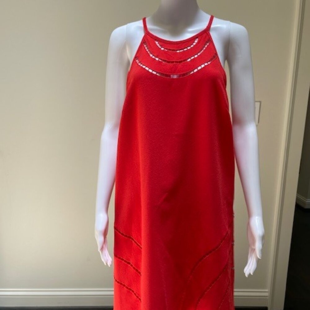 NWT Trina Turk Coral Sleeveless Dress Size 12